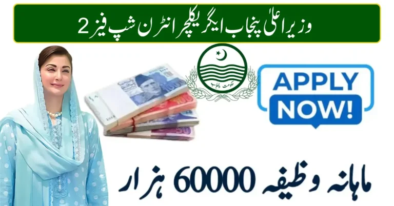 CM Punjab Agriculture Internship Phase 2