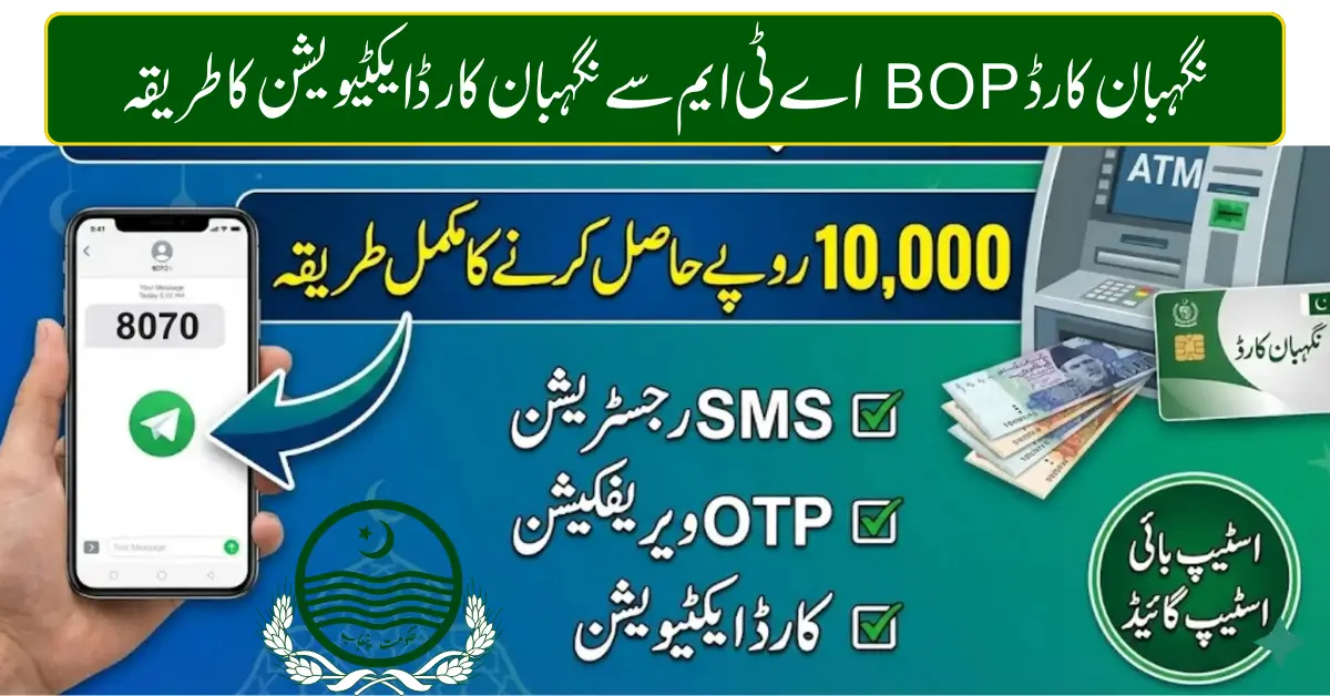 How To Generate PIN For Nigehban Bank of Punjab Card 2026